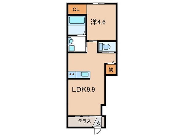 ﾙｰﾁｪ名駅北の物件間取画像